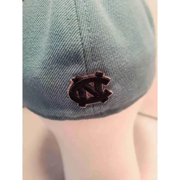 Top Of The World N.C. Tar Heels Logo Embroidered Six-Panel Fitted 6 3/4 Ball Cap - Picture 6 of 10